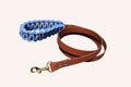 Marina — Laisse tressée bleue 19 mm