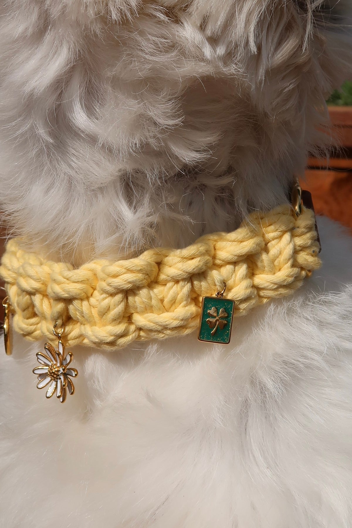 Floureta — Collier jaune M