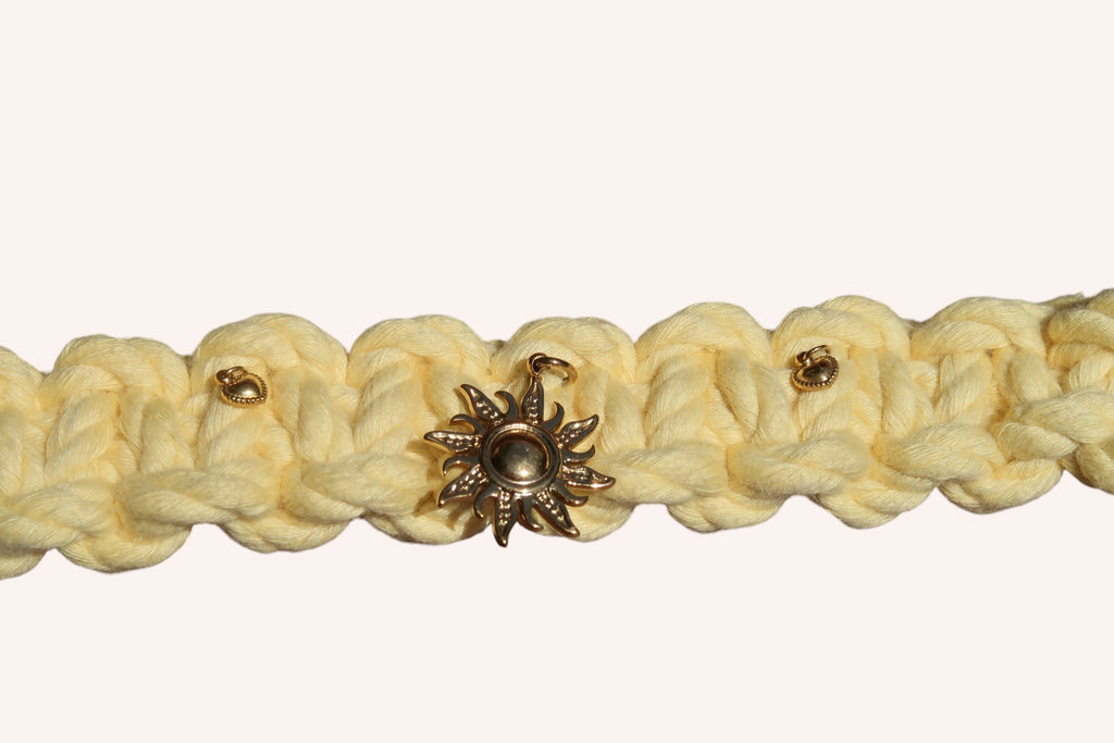 Soleia — Collier jaune XS