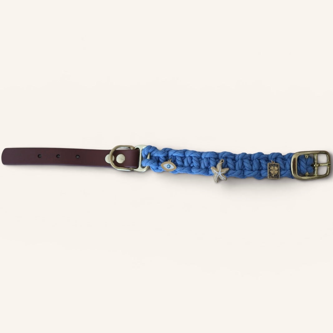 Estela — Collier bleu XS